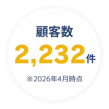 フルクラウド税理士は顧客数2232件